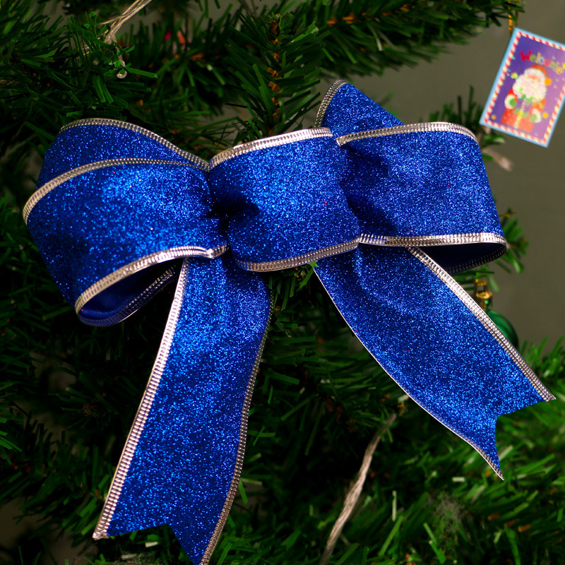 Ribbon bows blue