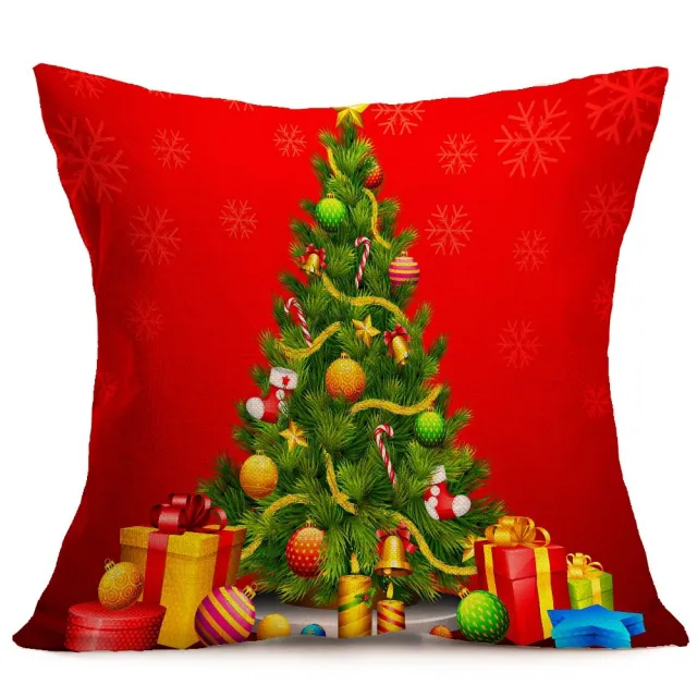 Christmas festive pattern car sofa pillow pillowcase 09 - Shop at LoveMi