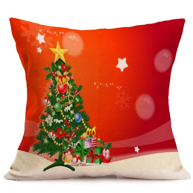 Christmas festive pattern car sofa pillow pillowcase 07 - Shop at LoveMi