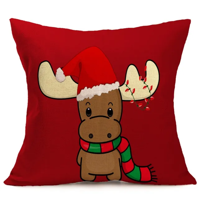 Christmas festive pattern car sofa pillow pillowcase 03 - Shop at LoveMi