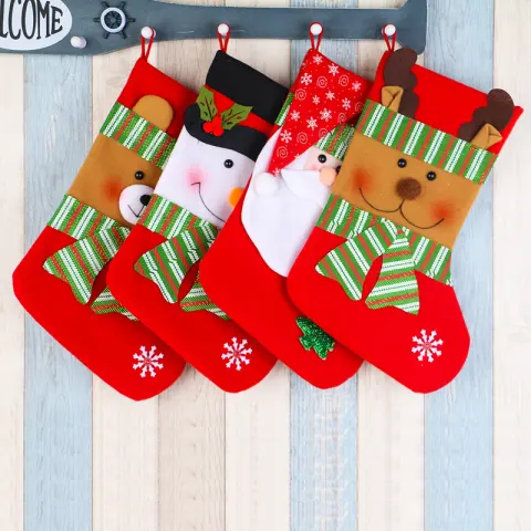 Christmas Gift Bag Decorations Bag Pendant Ornaments Large Stockings