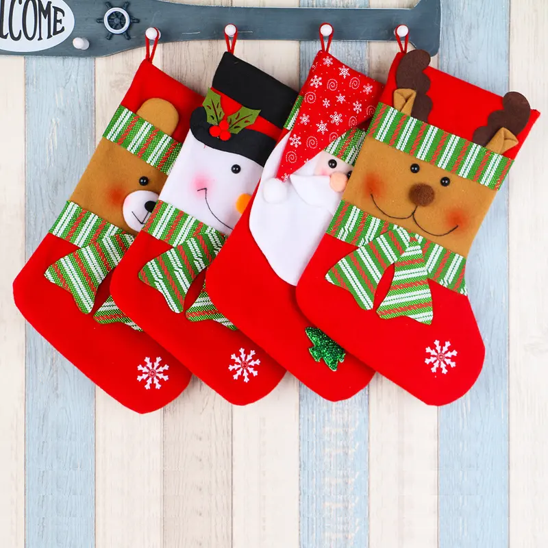 Christmas Gift Bag Decorations Bag Pendant Ornaments Large Stockings