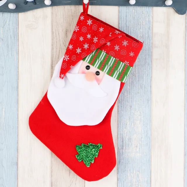 Christmas Gift Bag Christmas Decorations Gift Bag Pendant Ornaments Large Christmas Stockings Socks Santa Claus - Shop at LoveMi