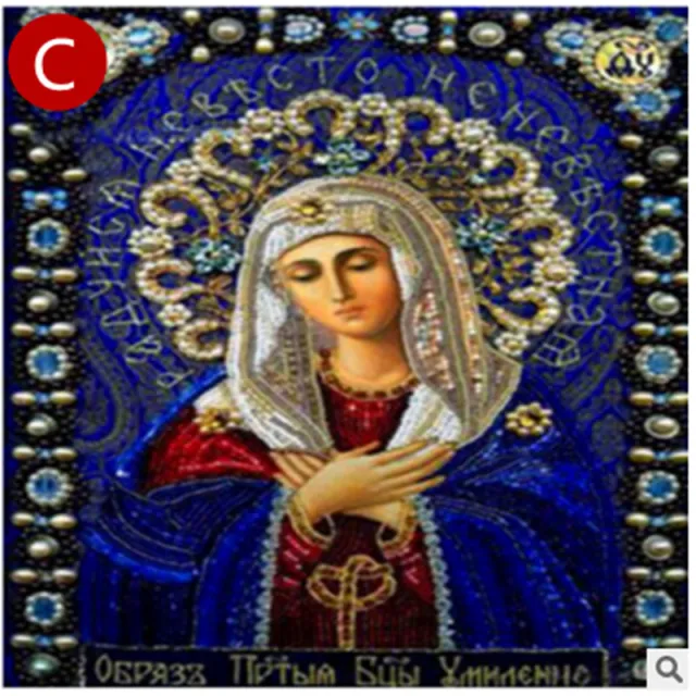 Cross stitch religious diamond embroidery Our Lady C - Shop at LoveMi
