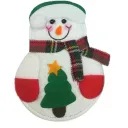 Green Trees And A Snowman
