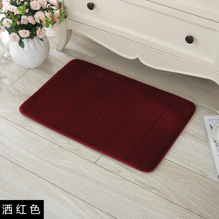Non-slip sponge mat - Wine Red