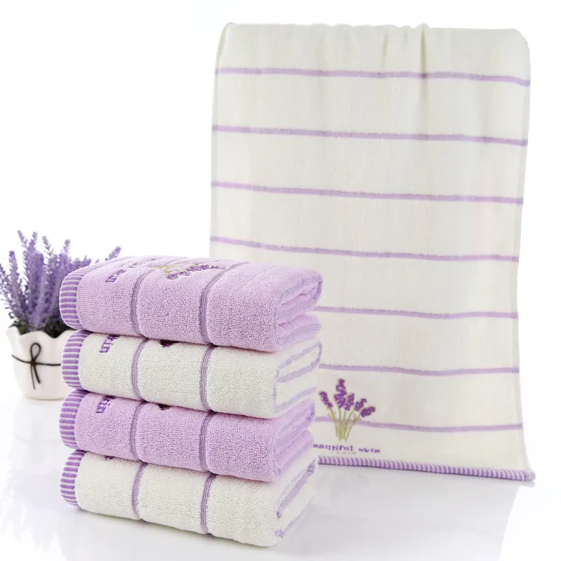 Pure Cotton 32 Strand Embroidered Face Washing Towel – image 3