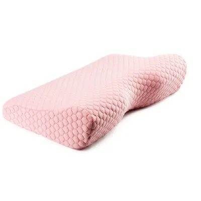 Memory cotton health care cervical pillow Pink - Shop at LoveMi