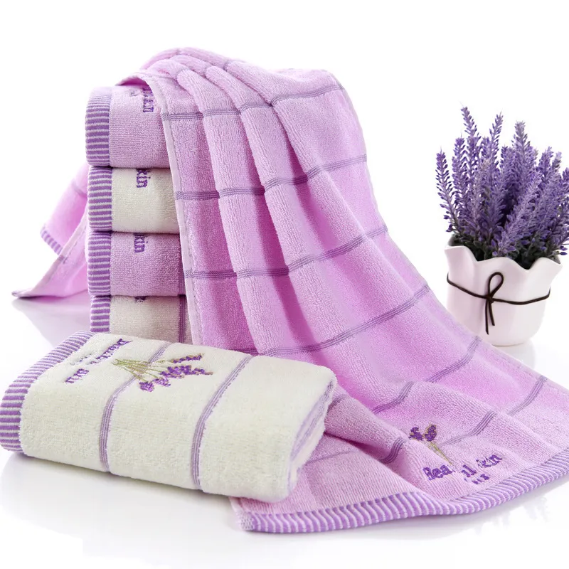 Pure Cotton 32 Strand Embroidered Face Washing Towel – image 2