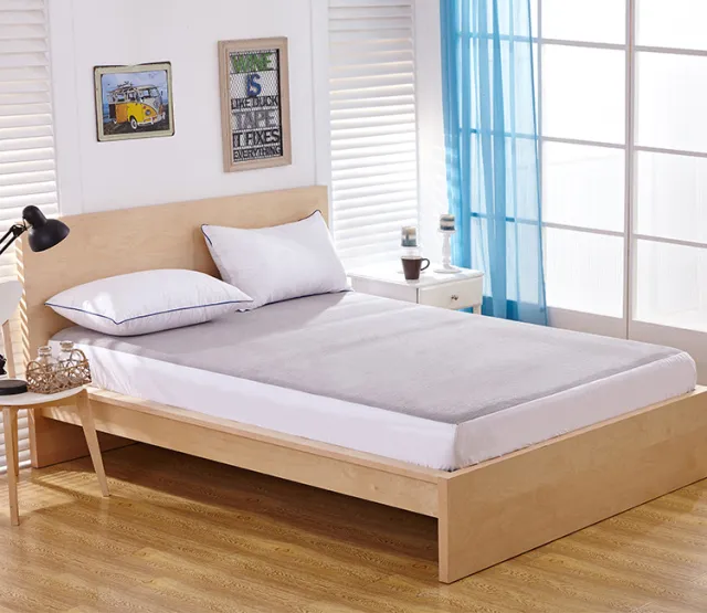 Cotton waterproof bed sheet Grey - Shop at LoveMi