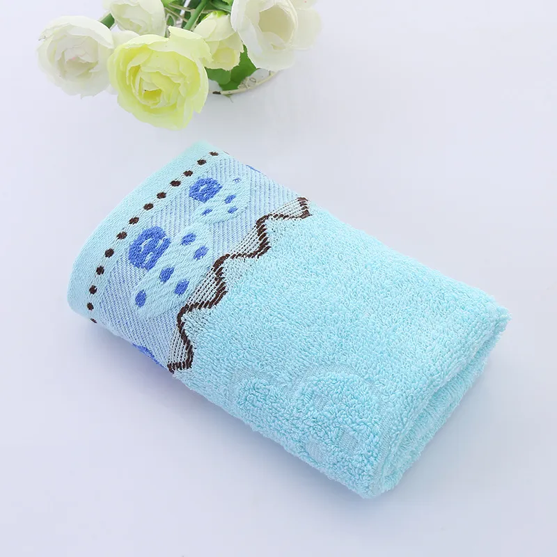 Cotton face towel - Blue