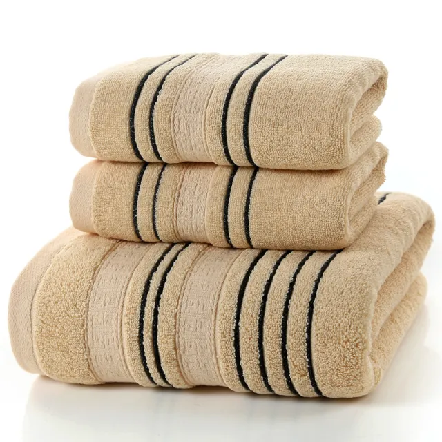 Household Pure Cotton Towel Towel Bath Towel Coffee - Shop at LoveMi