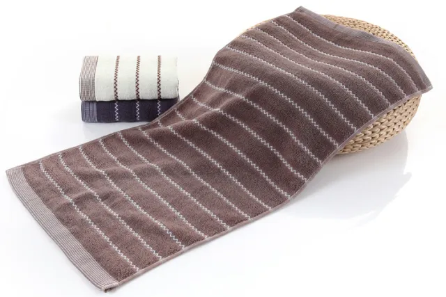 Cotton embroidered towel Khaki - Shop at LoveMi