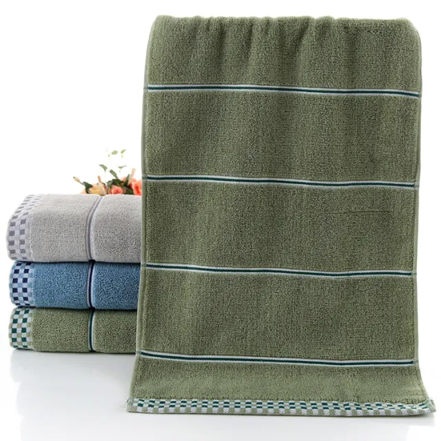 Cotton embroidered towel Green - Shop at LoveMi
