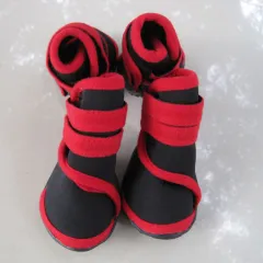 Big Dog Shoes Four Seasons Pet Dog Shoes - Red - View 1