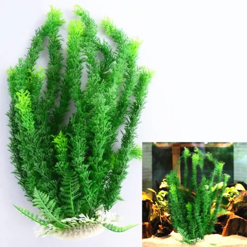 Aquarium fish tank ornament simulation plant Green - Shop at LoveMi