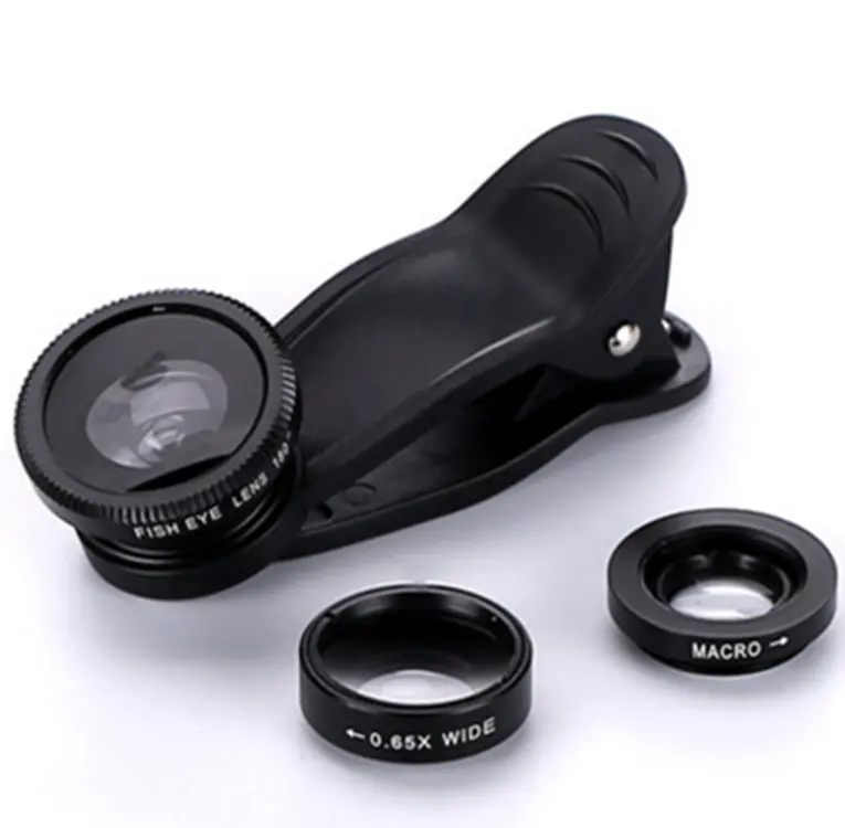 No Dark Corners 0.65X Wide-angle Fisheye Lens Macro Three