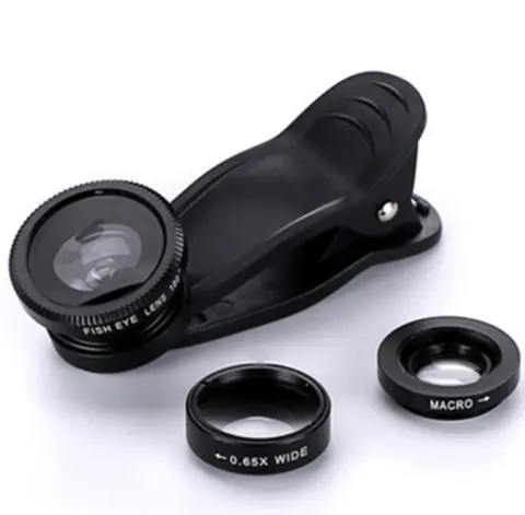 No Dark Corners 0.65X Wide-angle Fisheye Lens Macro Three