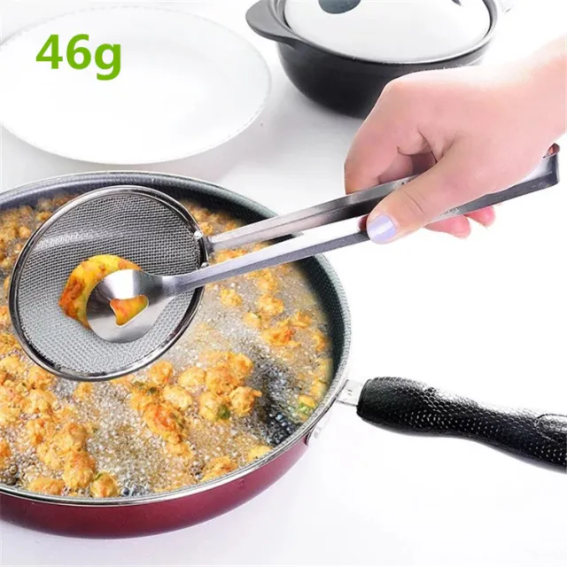 Multi functional Oil Food Folder Kitchen Accessories Stainless Steel Fried Food Oil Scoop - Shop at LoveMi