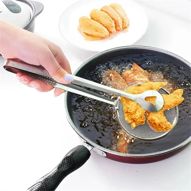 Multi-functional Oil Food Folder Kitchen Accessories Stainless Steel Fried
