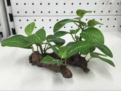 Grass and wood decoration simulation plant