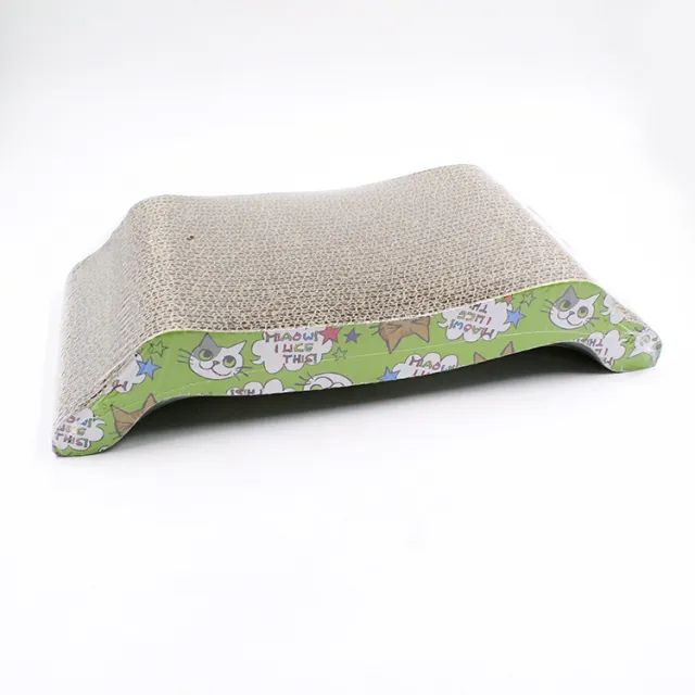 Pet Cat Kitten Scratch Scratcher Pad Seize Catch Board Mat Catnip Bed S shape Arch Shape - Shop at LoveMi