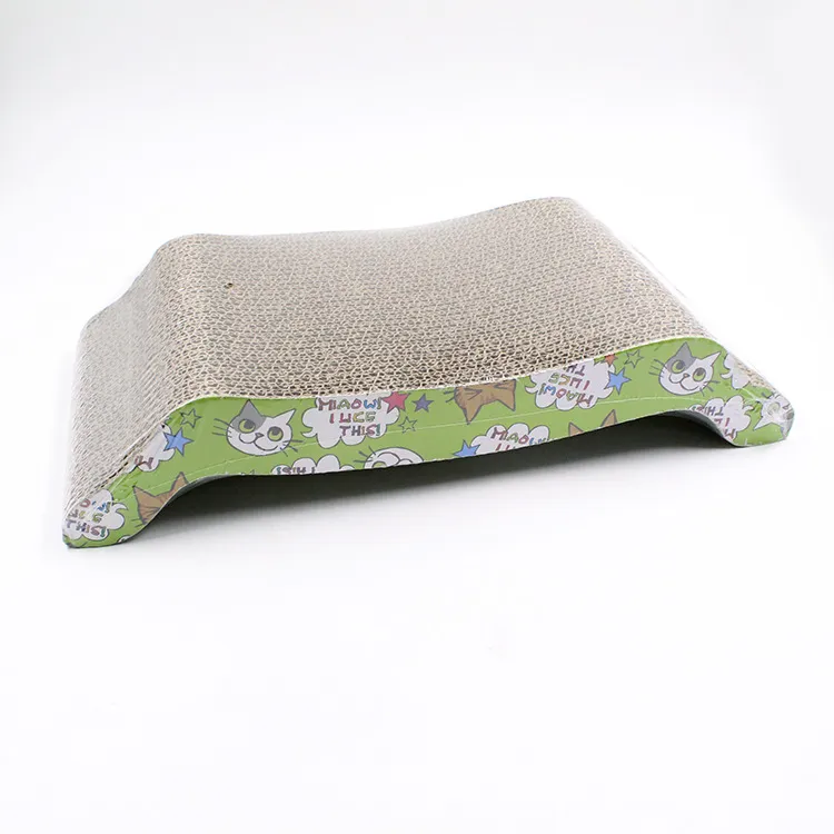 Pet Cat Kitten Scratch Scratcher Pad Seize Catch Board Mat Catnip Bed S shape - Arch Shape