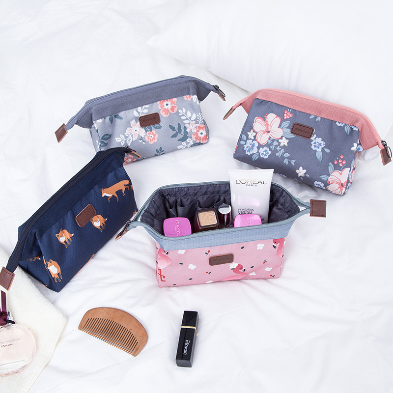 Flamingo cosmetic bag