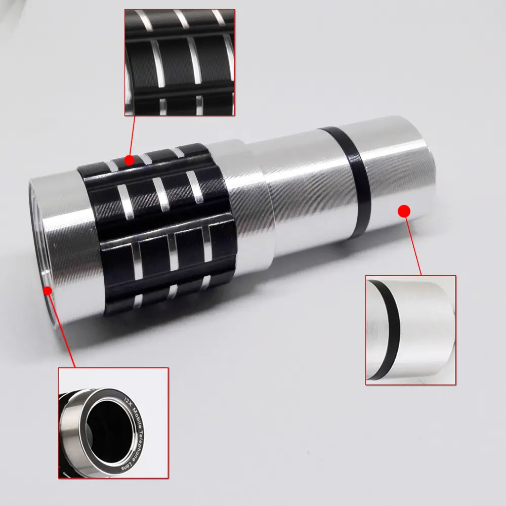 12 times telescopic lens universal collar clip