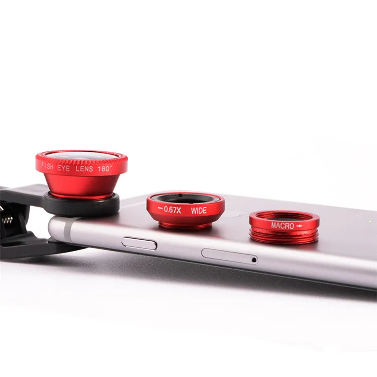 Phone Lens Fisheye 0.67x Wide Angle Zoom Lens Camera Kit – image 3