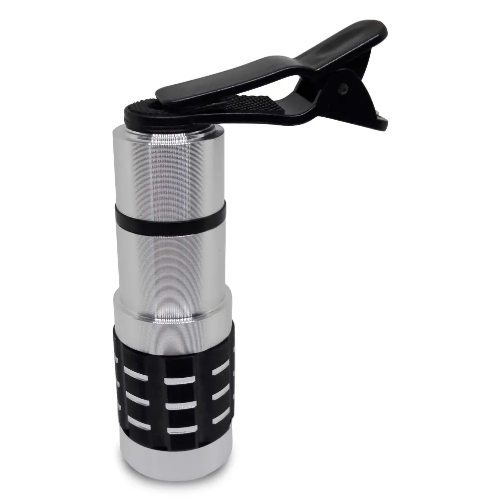 12 Times Telescopic Lens Universal Collar Clip Cell Phone