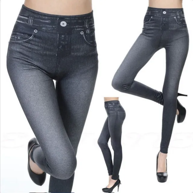 Denim Leggings Black - Shop at LoveMi