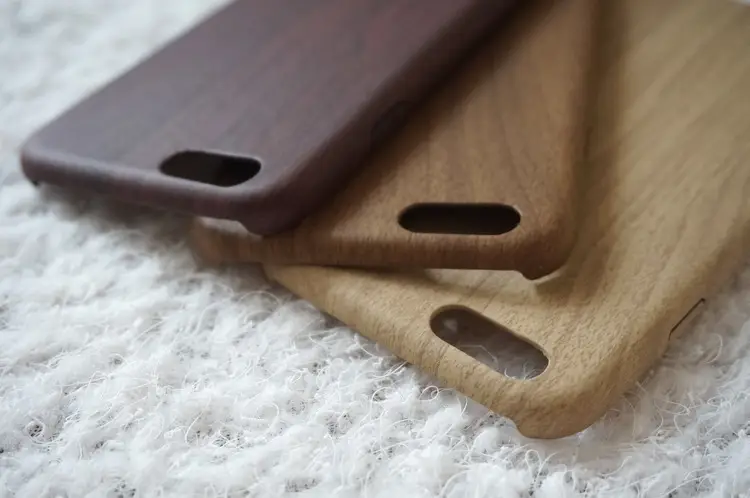 The Explosion Of Mobile Phone Shell 6S  Spot Wood Grain Husk7plus Ultra-thin PU Protective Sleeve
