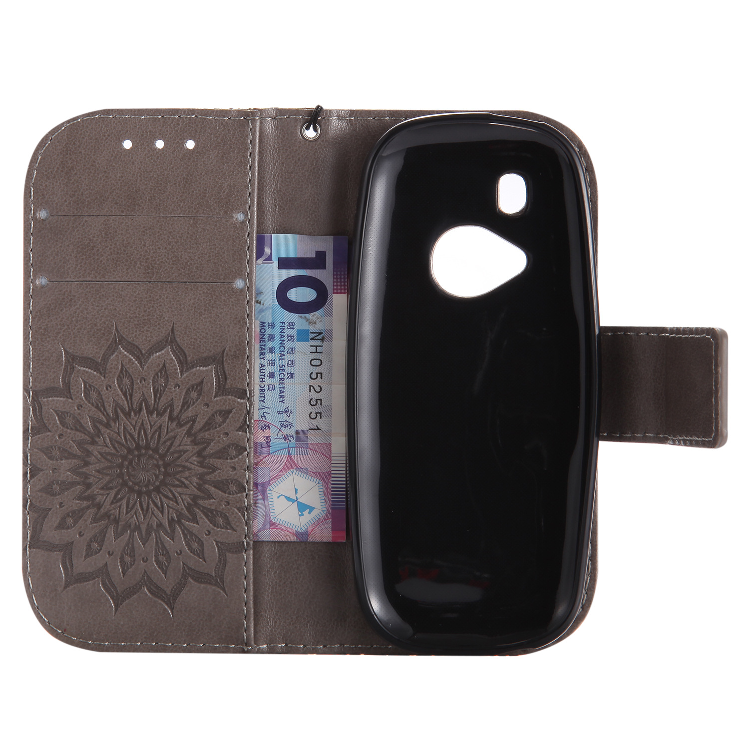 Sun embossed leather case - Image 4