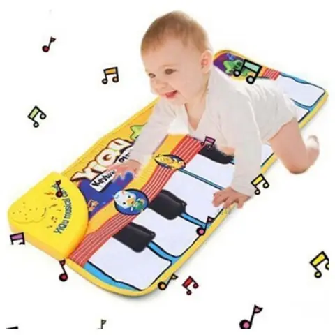 Musical Piano Placket for Baby