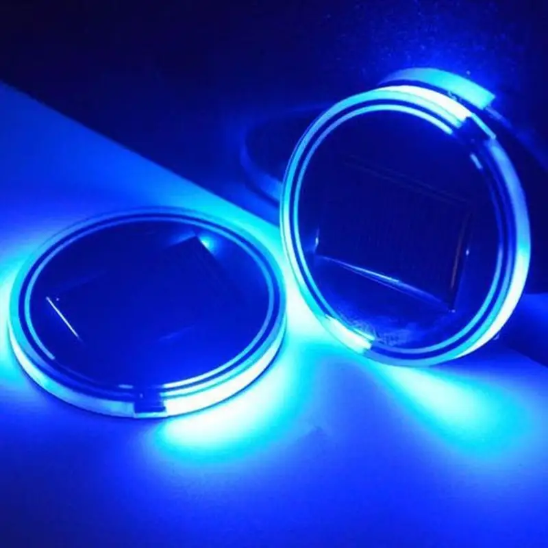 Solar Powered LED Cup Mats