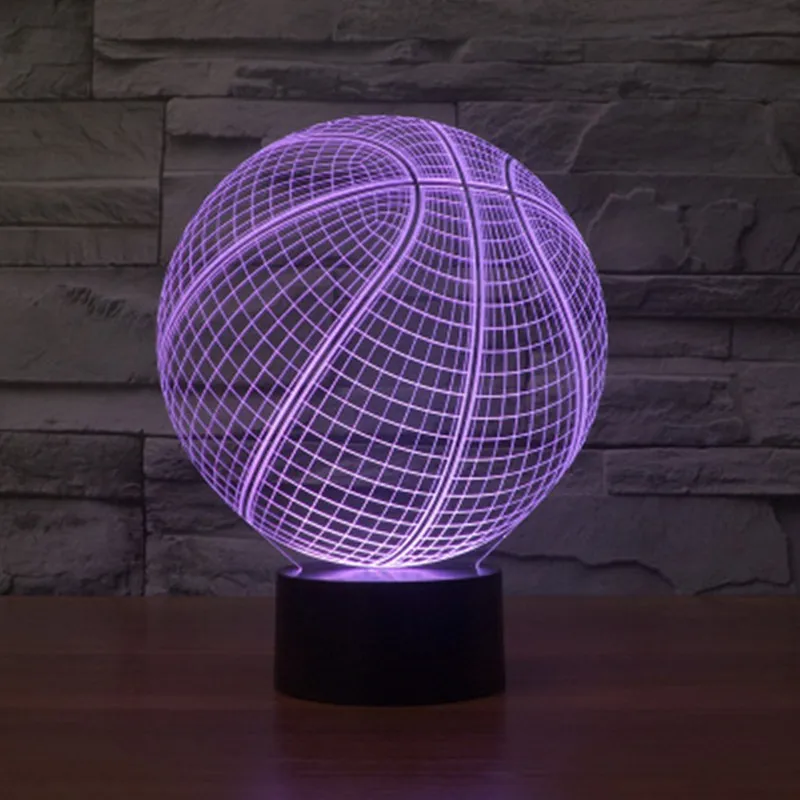 Basketball 3D Illusion Lamp – image 3