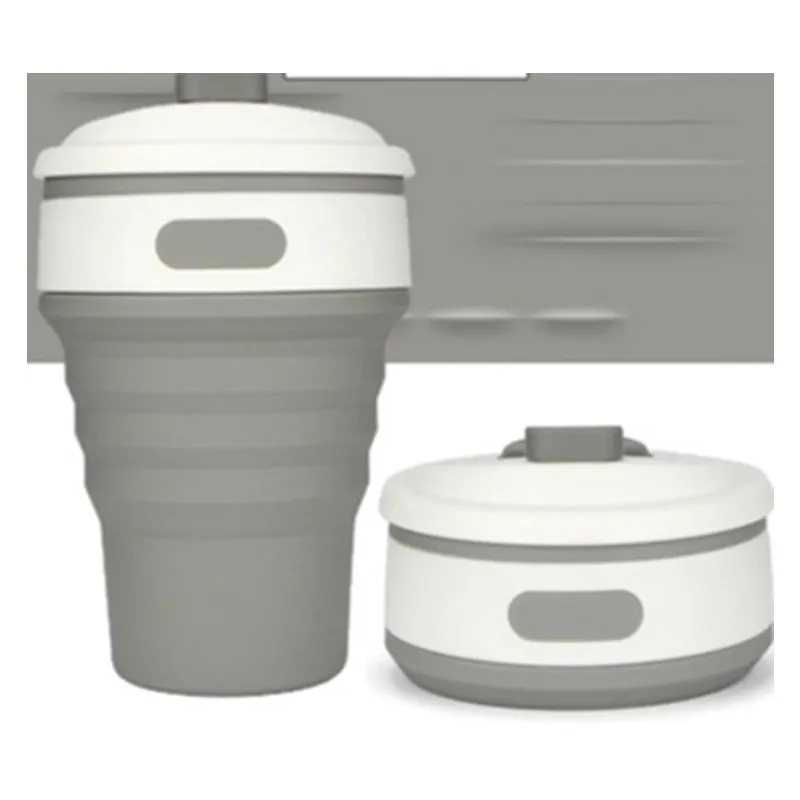 Coffee Mugs Travel Collapsible Silicone Cup Folding Water Cups BPA FREE Food Grade Drinking Ware Mug Tea Coffee Cups – image 7