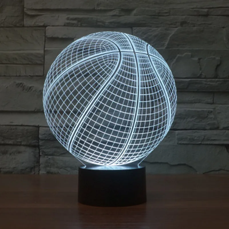 Basketball 3D Illusion Lamp – image 2