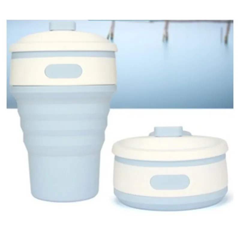 Coffee Mugs Travel Collapsible Silicone Cup Folding Water Cups BPA FREE Food Grade Drinking Ware Mug Tea Coffee Cups – image 10