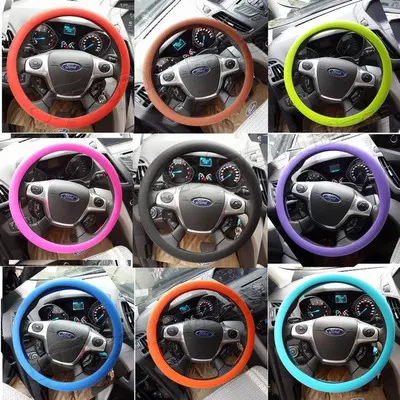 Non-slip Car Silicone Steering Wheel Cover GM Handle Set