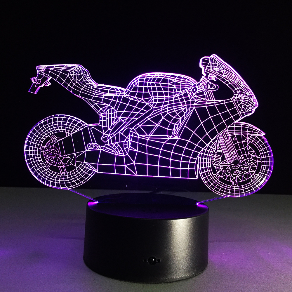 Motorcycle led desk lamp — foto 2