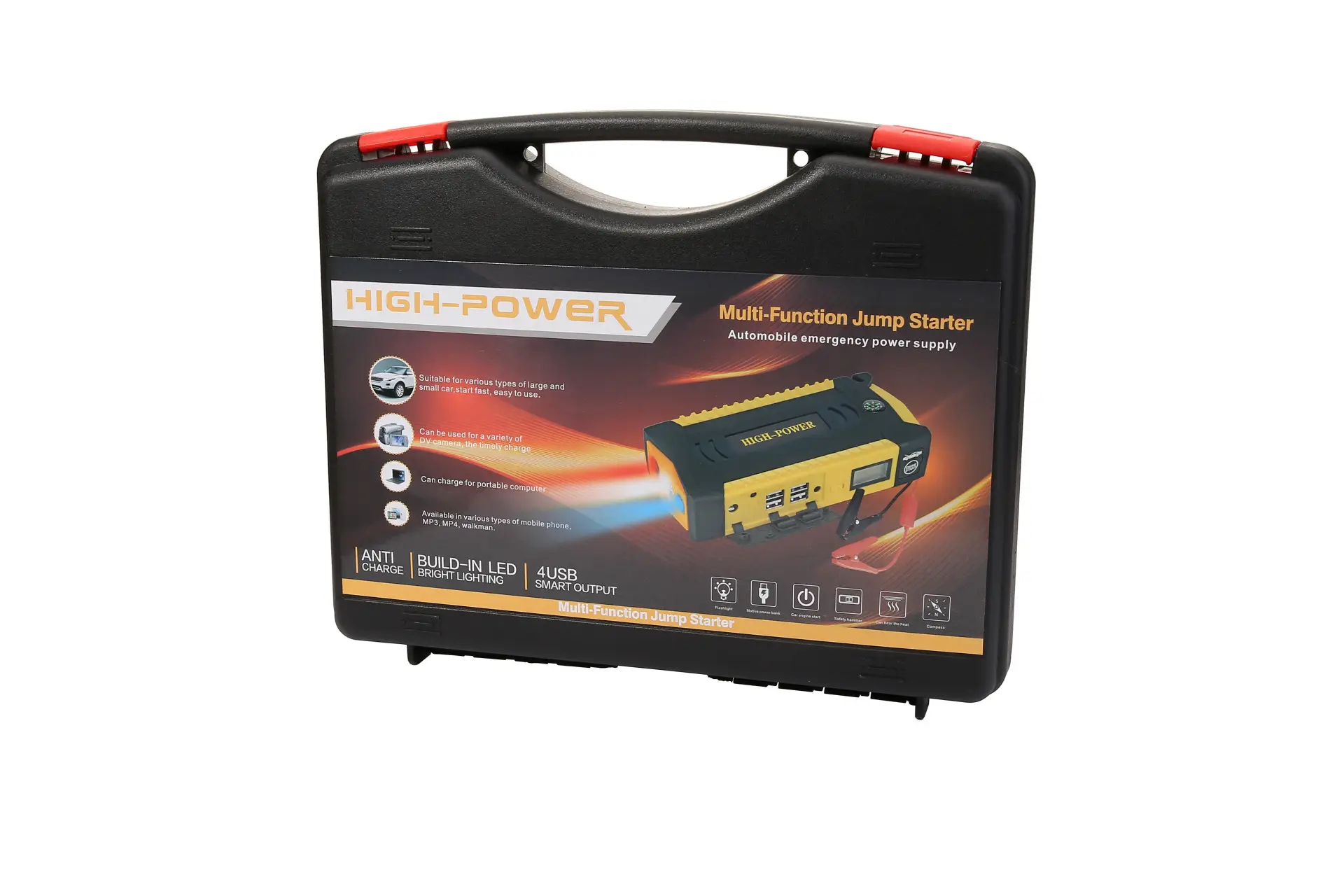 Multi-function car emergency start power supply 12V
