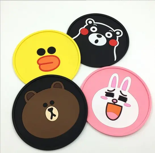 Cartoon Brown Bear Car Anti-slip Mat Storage