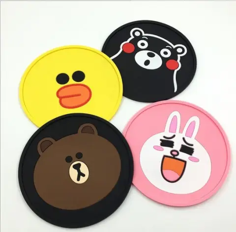 Cartoon Brown Bear Car Anti-slip Mat Car Storage Mat