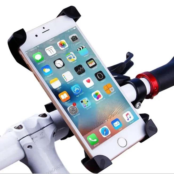 Bicycle mobile phone holder fixed frame mountain