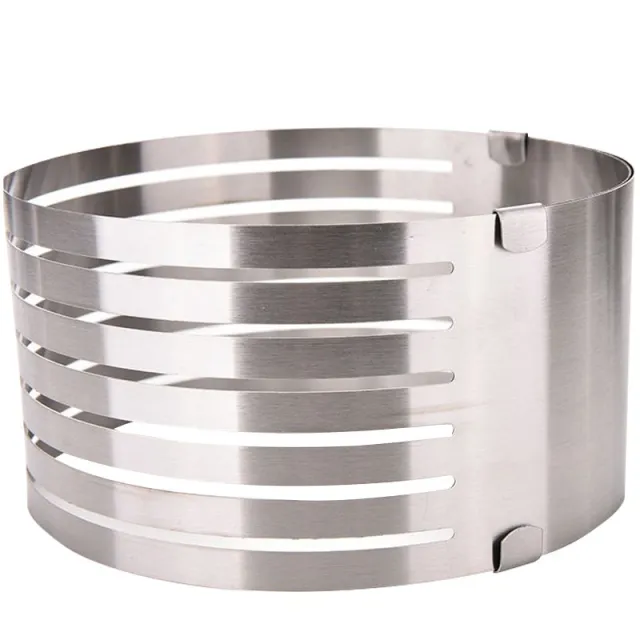 Layered Stainless Steel Adjustable Round Cake Pastry Cutter DIY Tool 20Cm - Shop at LoveMi