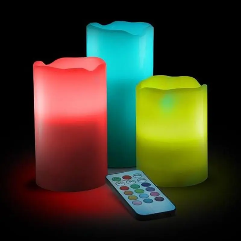 Luma Candles Real Wax Flameless (3pcs