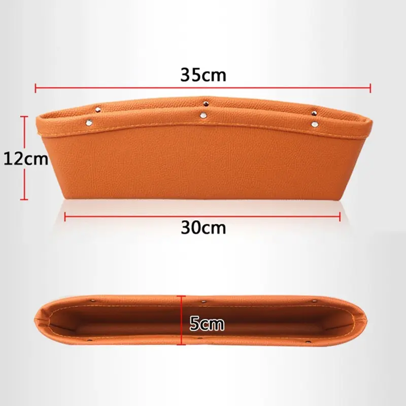 Car Organizer Box Caddy Catcher PU Leather