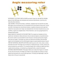 Multifunction Four Folding Measuring Ruler – image 2